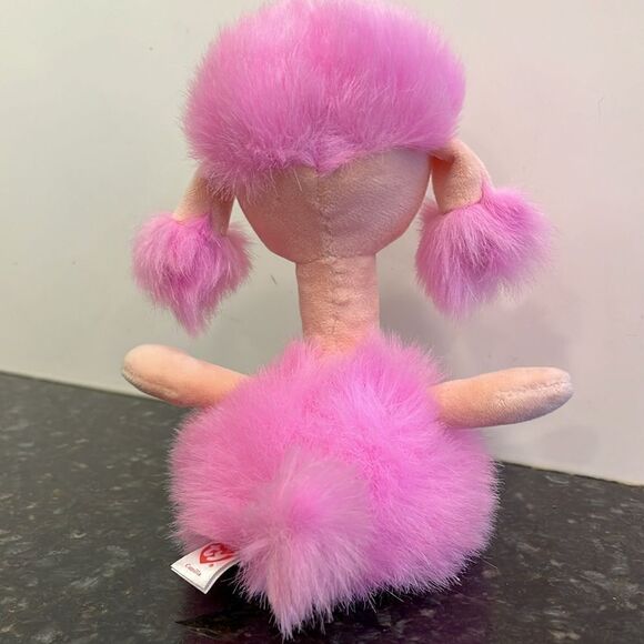 TY Camilla poodle 10 inches color pinky Kid’s girl toy plush animal - Picture 4 of 8